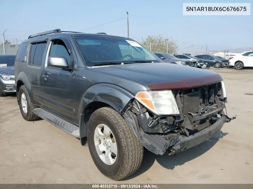 5N1AR18UX6C676675 2006 Nissan Pathfinder Se