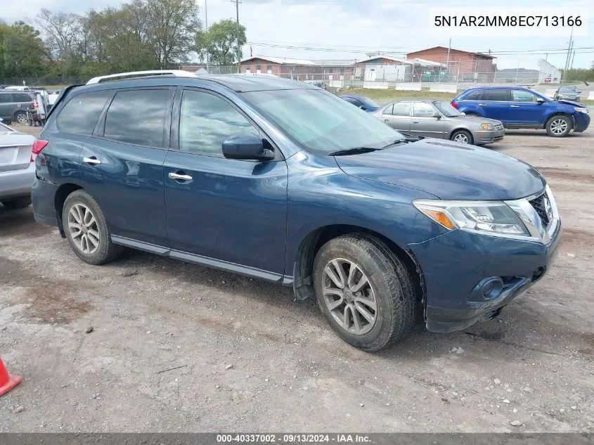 5N1AR2MM8EC713166 2014 Nissan Pathfinder Sv