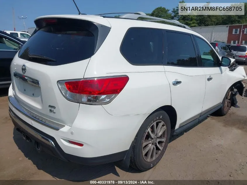 5N1AR2MM8FC658705 2015 Nissan Pathfinder Sl