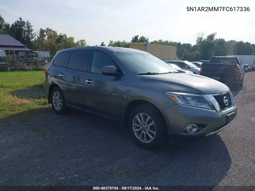 2015 Nissan Pathfinder Platinum/S/Sl/Sv VIN: 5N1AR2MM7FC617336 Lot: 40379704