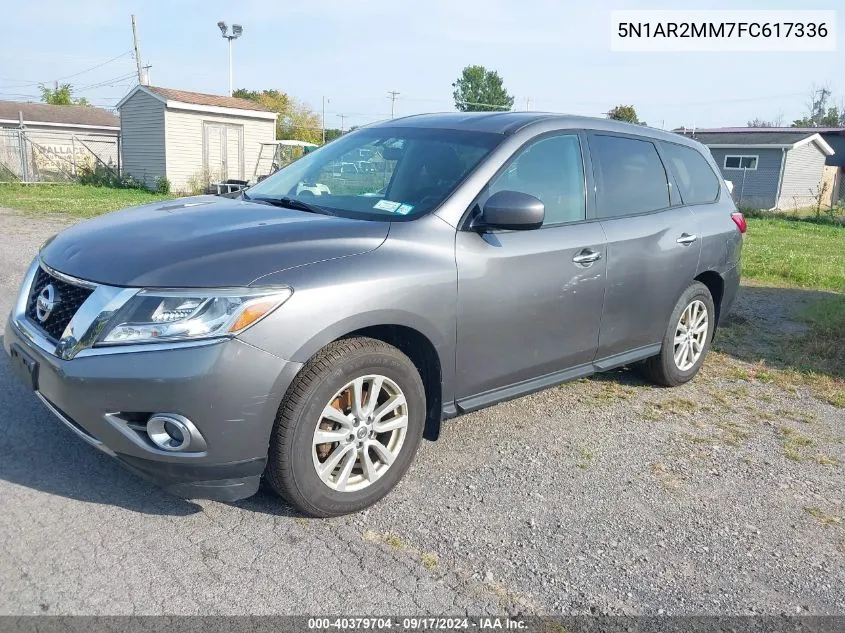 2015 Nissan Pathfinder Platinum/S/Sl/Sv VIN: 5N1AR2MM7FC617336 Lot: 40379704