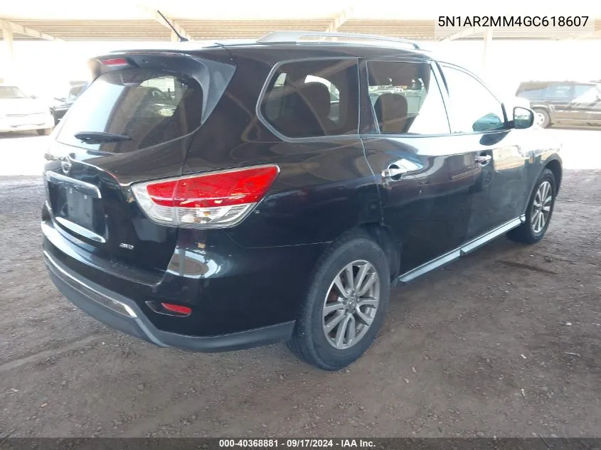 5N1AR2MM4GC618607 2016 Nissan Pathfinder Platinum/S/Sl/Sv