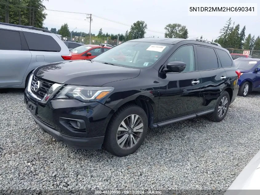 5N1DR2MM2HC690341 2017 Nissan Pathfinder Sl