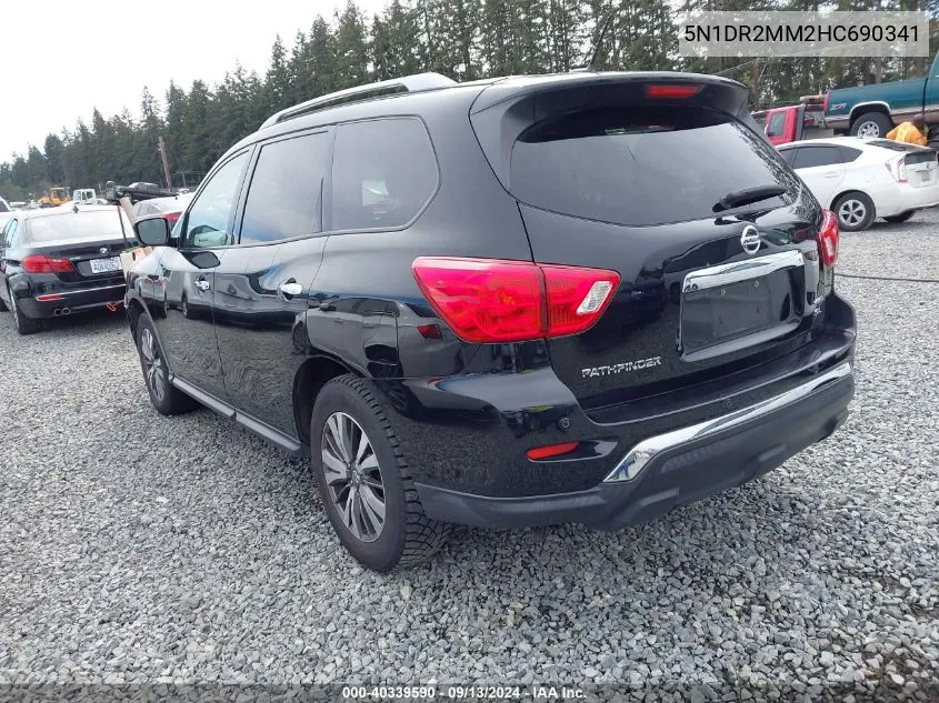 5N1DR2MM2HC690341 2017 Nissan Pathfinder Sl