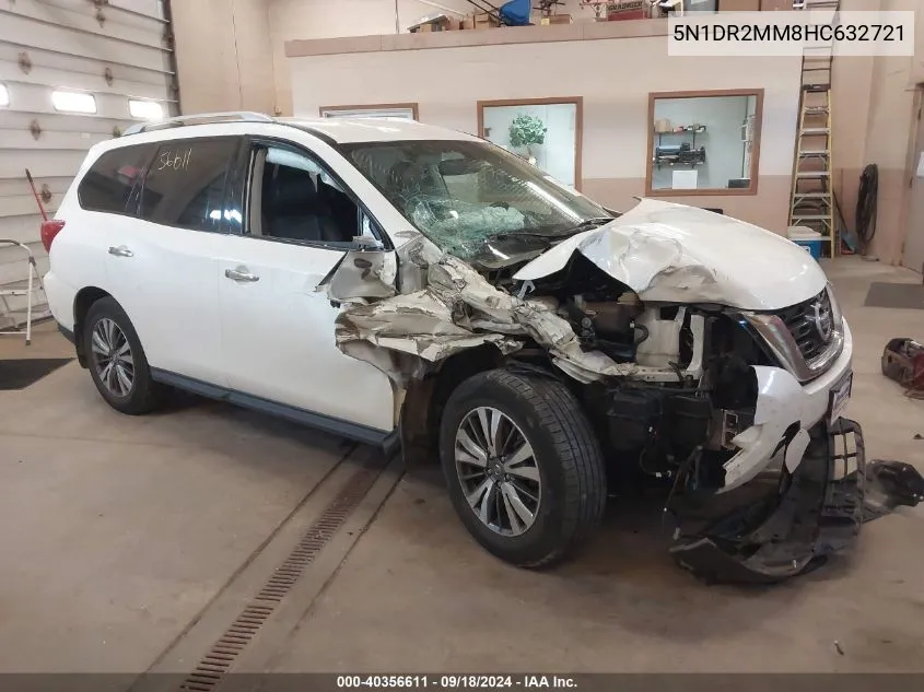 5N1DR2MM8HC632721 2017 Nissan Pathfinder S/Sv/Sl/Platinum