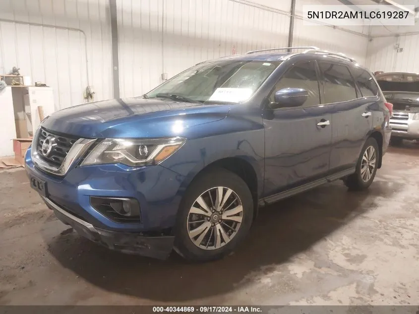 2020 Nissan Pathfinder S 4Wd VIN: 5N1DR2AM1LC619287 Lot: 40344869