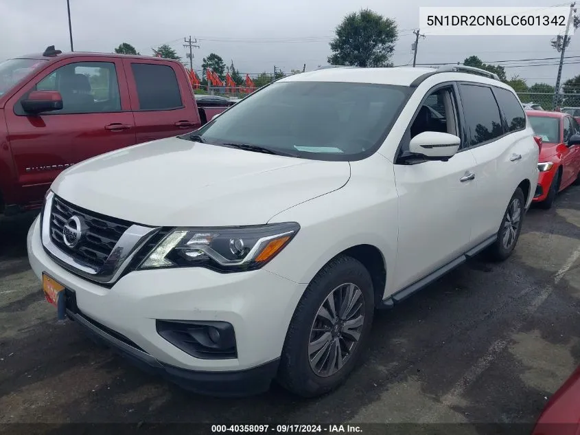 2020 Nissan Pathfinder Sl 2Wd VIN: 5N1DR2CN6LC601342 Lot: 40358097