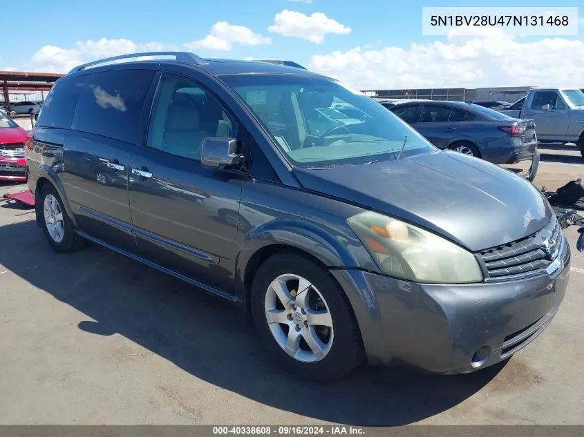 5N1BV28U47N131468 2007 Nissan Quest 3.5 Se