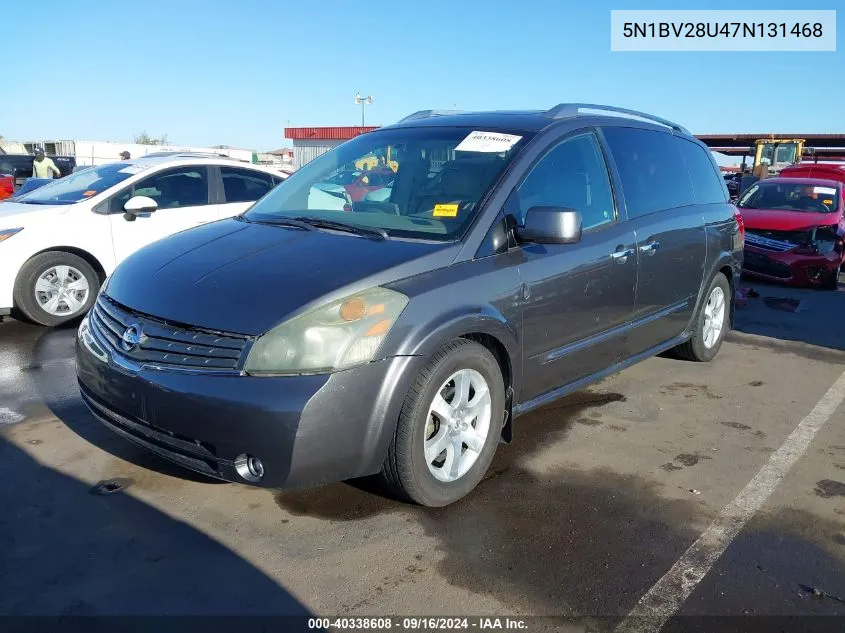 5N1BV28U47N131468 2007 Nissan Quest 3.5 Se