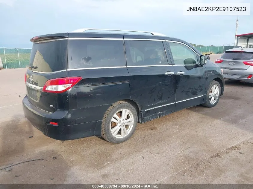 JN8AE2KP2E9107523 2014 Nissan Quest Sl