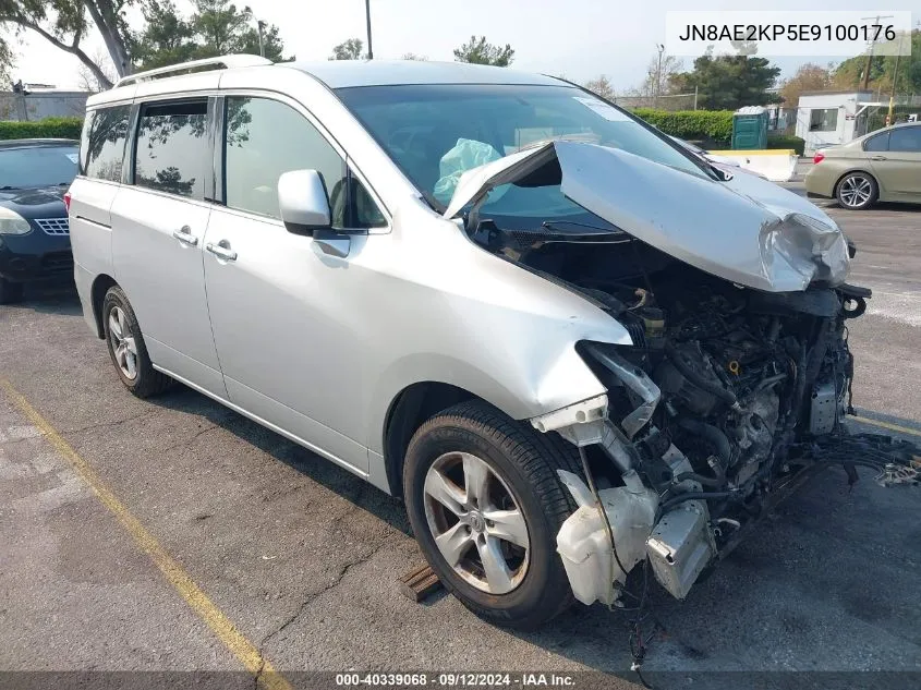 2014 Nissan Quest Sv VIN: JN8AE2KP5E9100176 Lot: 40339068