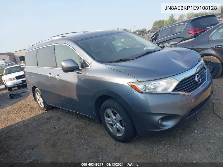 2014 Nissan Quest Sv VIN: JN8AE2KP1E9108128 Lot: 40349217