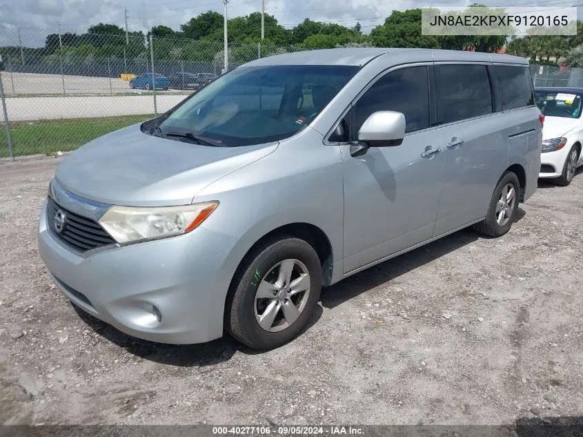 2015 Nissan Quest Platinum/S/Sl/Sv VIN: JN8AE2KPXF9120165 Lot: 40277106