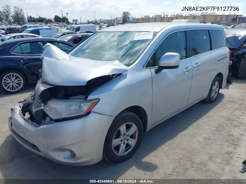 JN8AE2KP7F9127736 2015 Nissan Quest S/Sv/Sl/Platinum