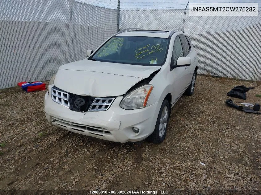 JN8AS5MT2CW276282 2012 Nissan Rogue S/Sv