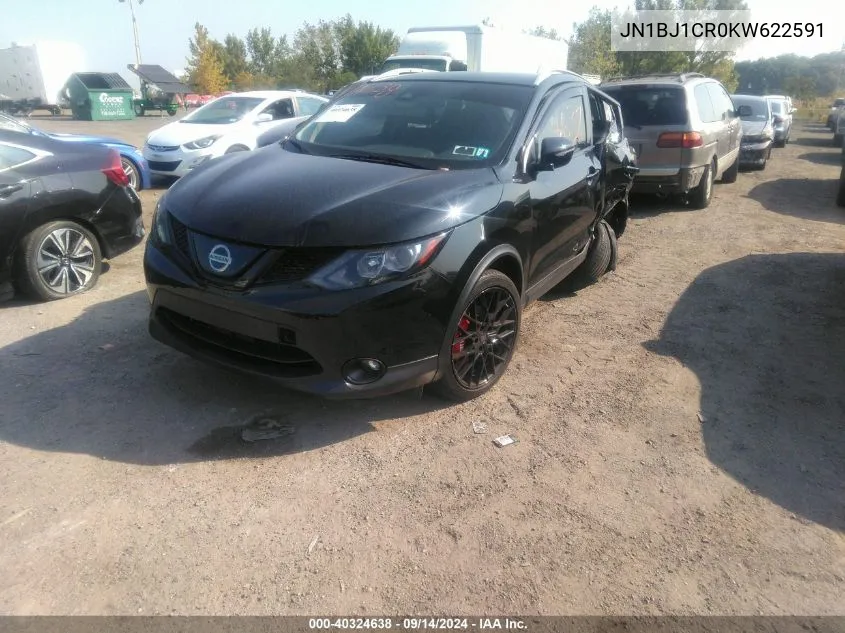 JN1BJ1CR0KW622591 2019 Nissan Rogue Sport Sv