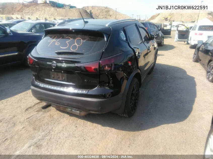 JN1BJ1CR0KW622591 2019 Nissan Rogue Sport Sv