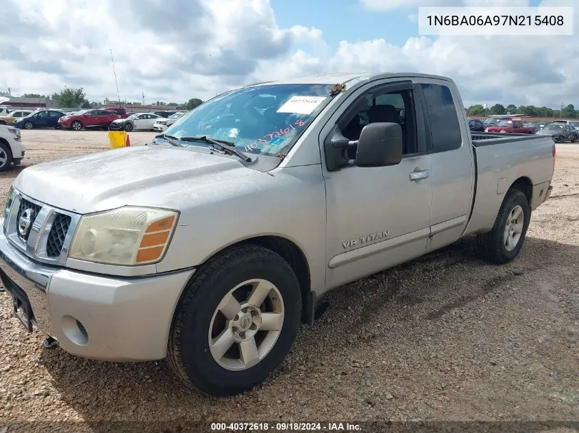 1N6BA06A97N215408 2007 Nissan Titan Xe/Se/Le