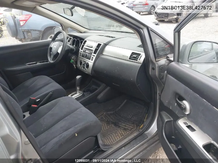 3N1BC13E38L427672 2008 Nissan Versa S/Sl