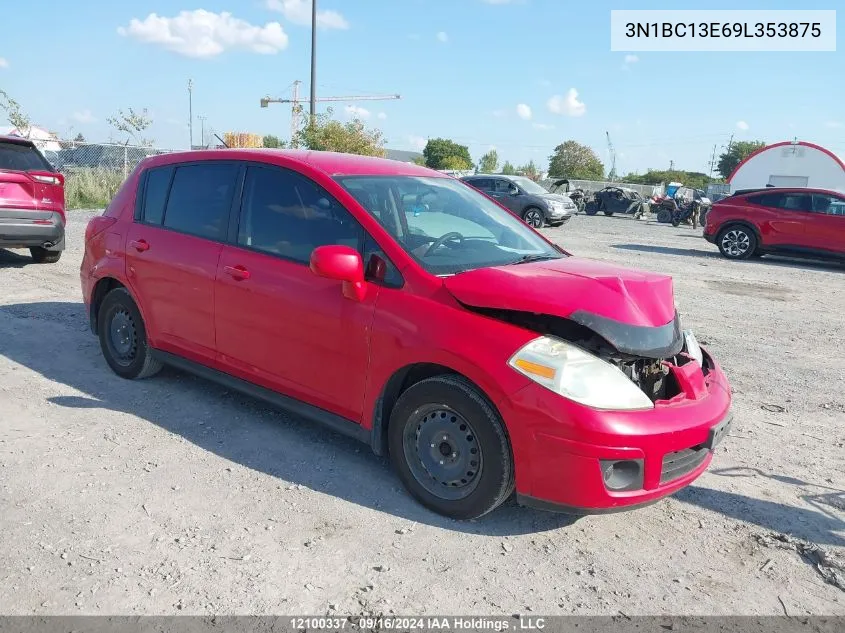 3N1BC13E69L353875 2009 Nissan Versa 1.8S