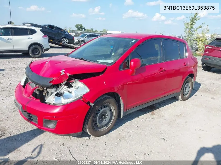 3N1BC13E69L353875 2009 Nissan Versa 1.8S