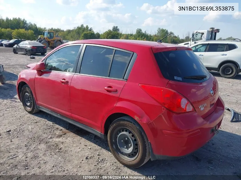 3N1BC13E69L353875 2009 Nissan Versa 1.8S