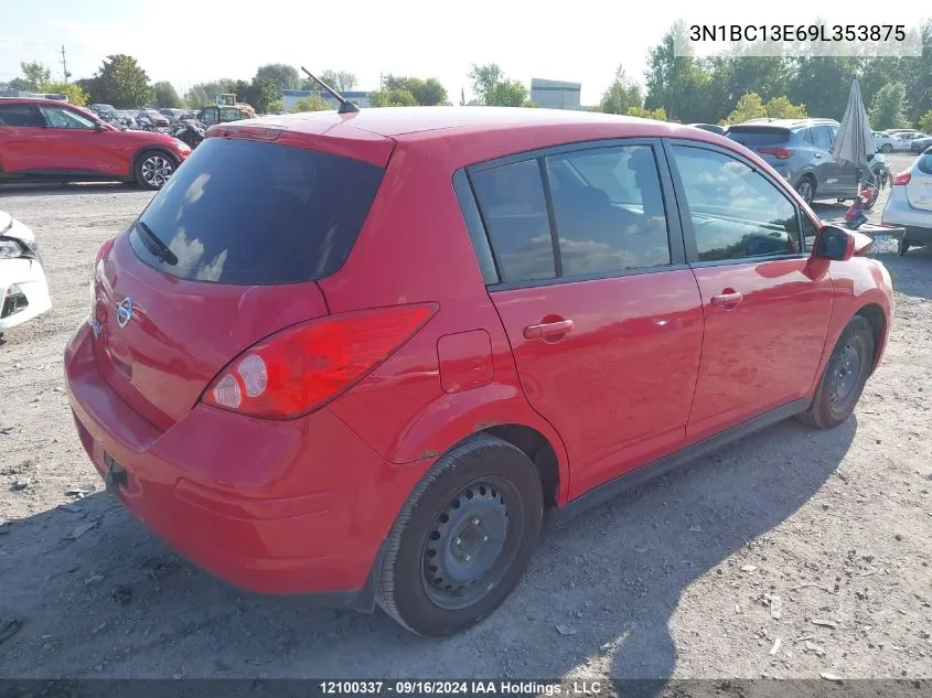 3N1BC13E69L353875 2009 Nissan Versa 1.8S