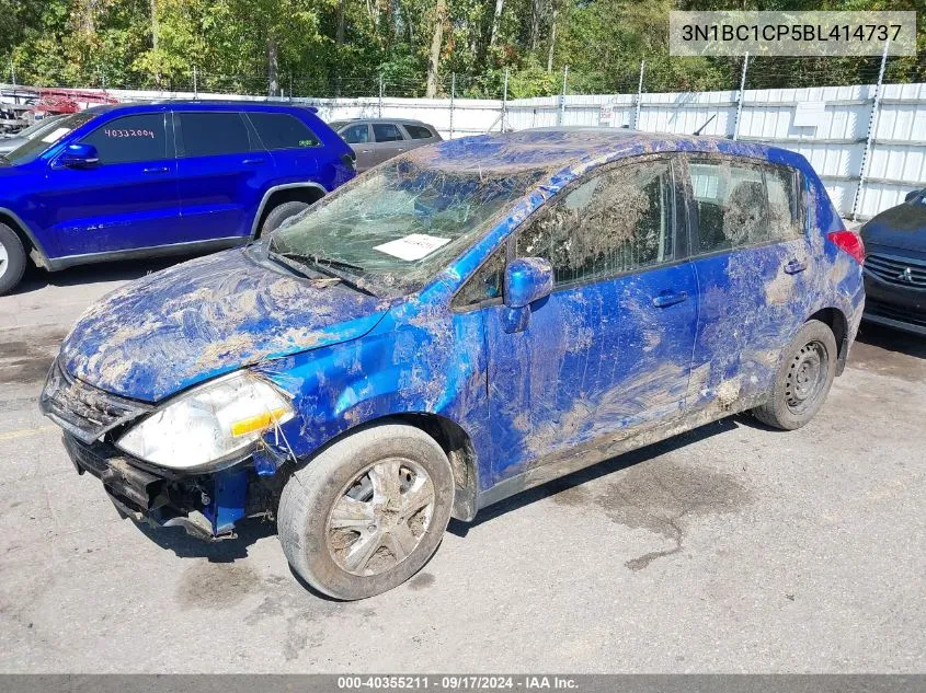 2011 Nissan Versa 1.8S VIN: 3N1BC1CP5BL414737 Lot: 40355211