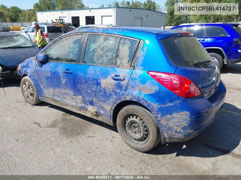 2011 Nissan Versa 1.8S VIN: 3N1BC1CP5BL414737 Lot: 40355211