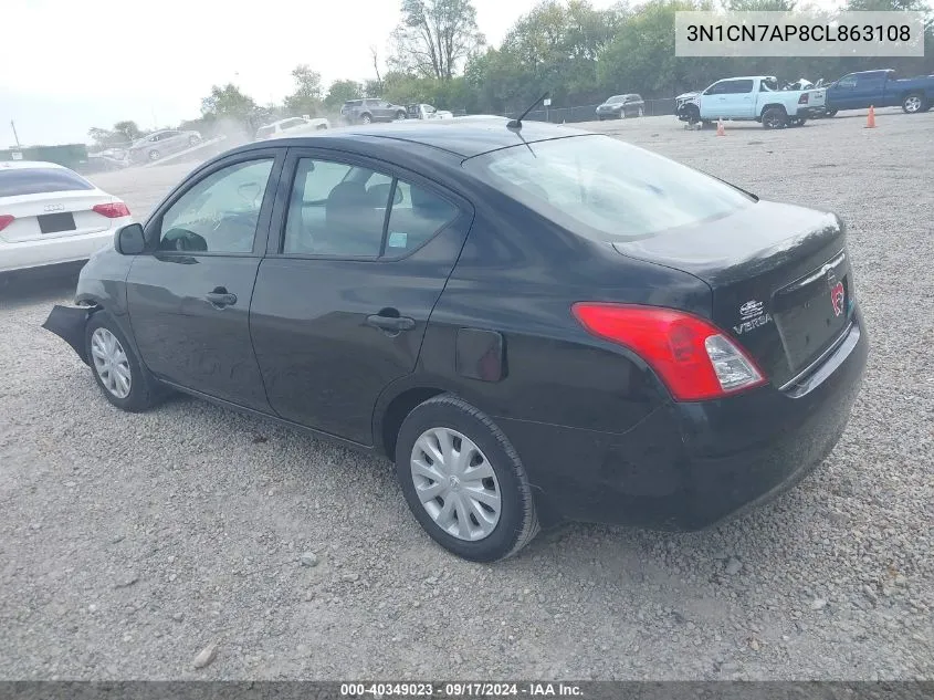 3N1CN7AP8CL863108 2012 Nissan Versa 1.6 S