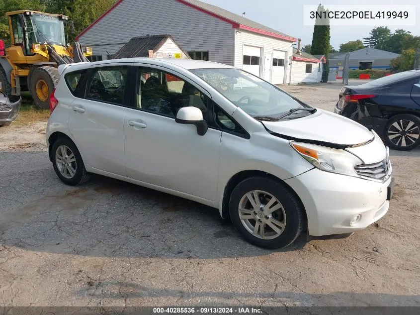 2014 Nissan Versa Note Sv VIN: 3N1CE2CP0EL419949 Lot: 40285536