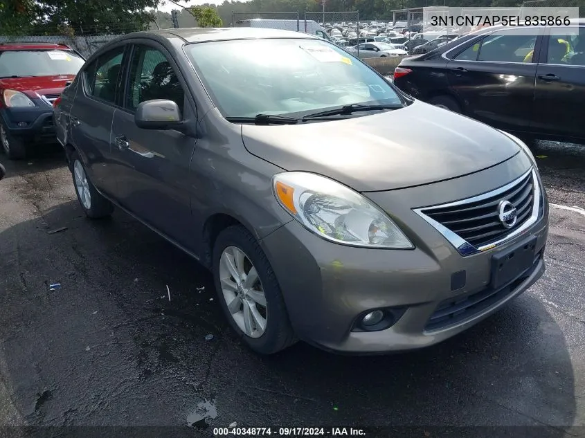 3N1CN7AP5EL835866 2014 Nissan Versa 1.6 Sl