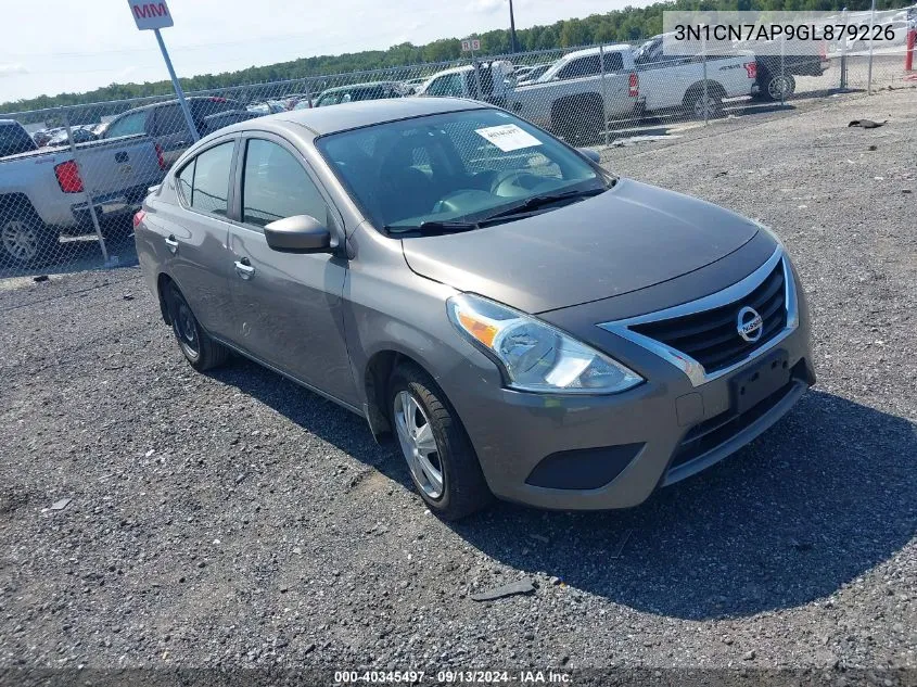 3N1CN7AP9GL879226 2016 Nissan Versa 1.6 Sv