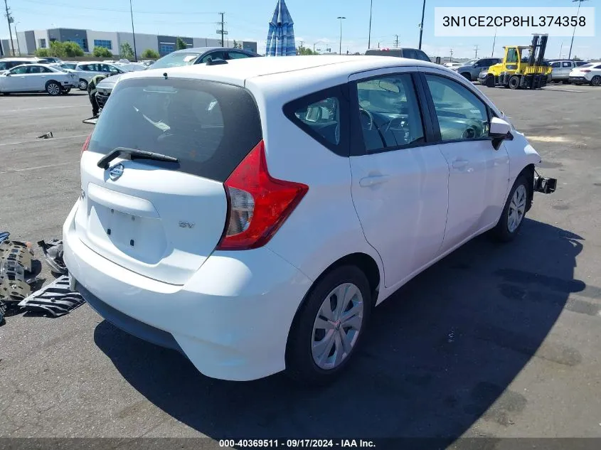 2017 Nissan Versa Note Sv VIN: 3N1CE2CP8HL374358 Lot: 40369511