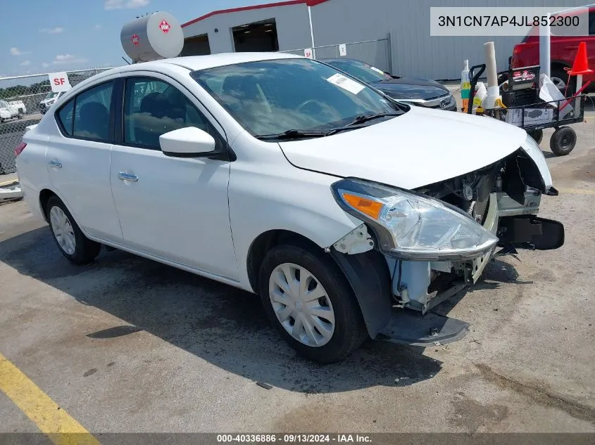 3N1CN7AP4JL852300 2018 Nissan Versa 1.6 Sv