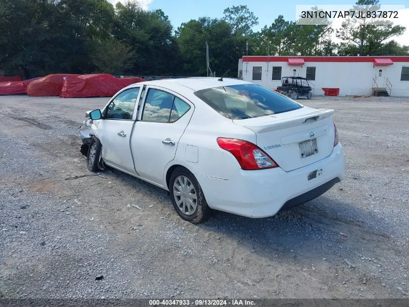 3N1CN7AP7JL837872 2018 Nissan Versa 1.6 S/1.6 S+/1.6 Sv