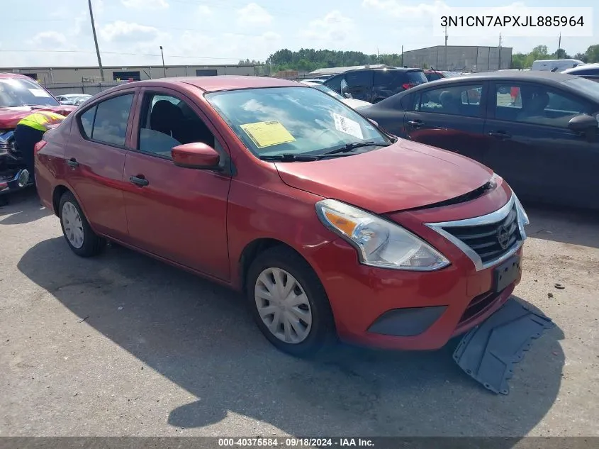 3N1CN7APXJL885964 2018 Nissan Versa S/S Plus/Sv/Sl