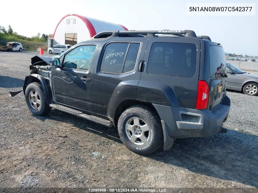 5N1AN08W07C542377 2007 Nissan Xterra Se