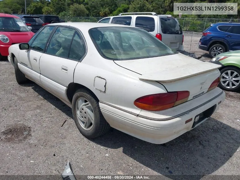 1992 Pontiac Bonneville Se VIN: 1G2HX53L1N1299358 Lot: 40244458