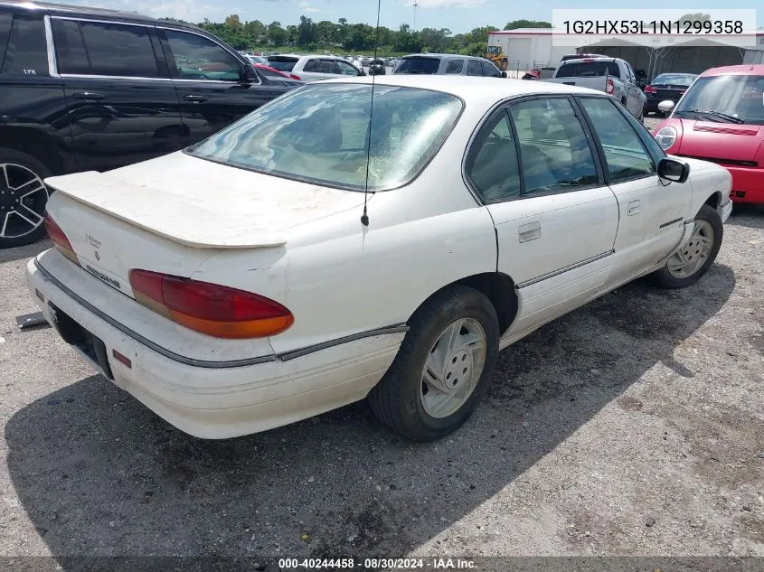 1992 Pontiac Bonneville Se VIN: 1G2HX53L1N1299358 Lot: 40244458