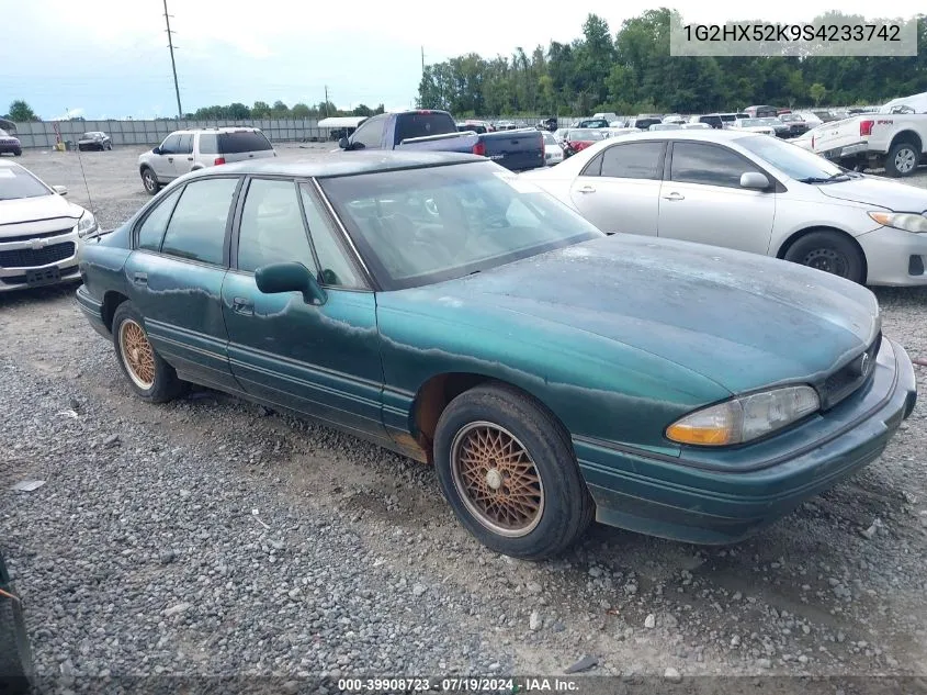 1995 Pontiac Bonneville Se VIN: 1G2HX52K9S4233742 Lot: 39908723