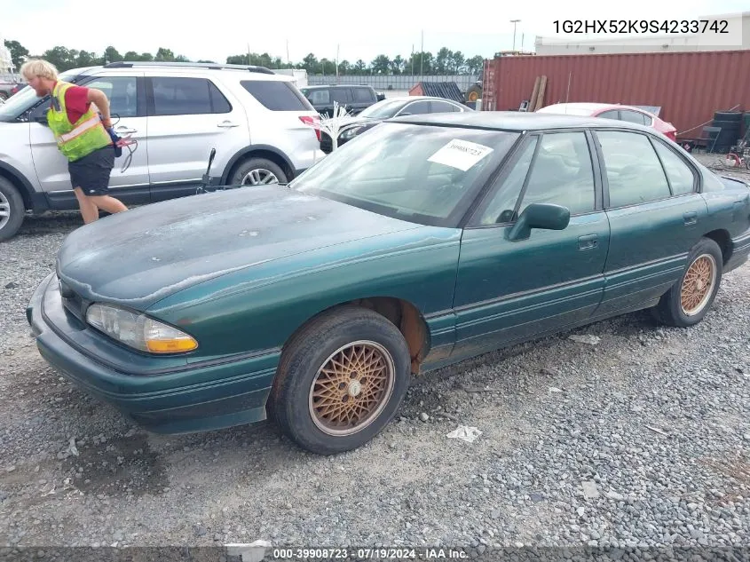 1995 Pontiac Bonneville Se VIN: 1G2HX52K9S4233742 Lot: 39908723