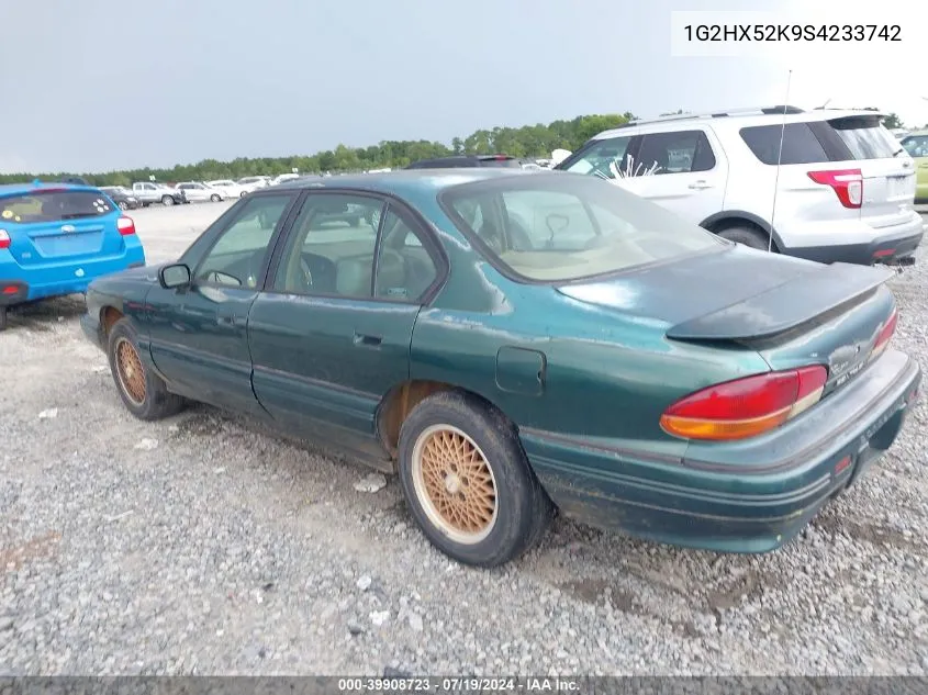 1995 Pontiac Bonneville Se VIN: 1G2HX52K9S4233742 Lot: 39908723