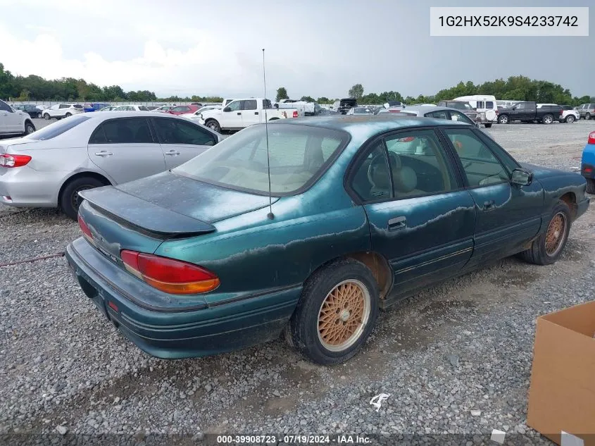 1995 Pontiac Bonneville Se VIN: 1G2HX52K9S4233742 Lot: 39908723