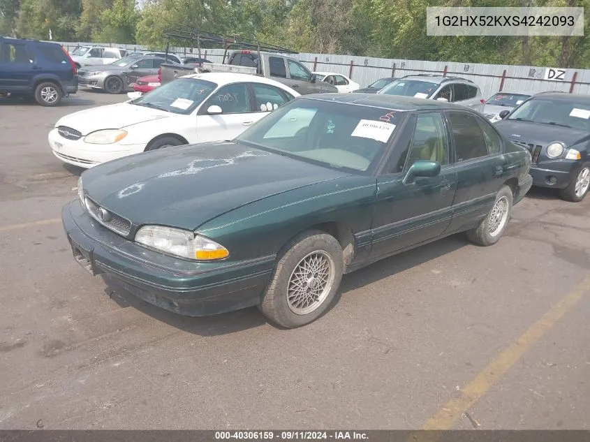 1995 Pontiac Bonneville Se VIN: 1G2HX52KXS4242093 Lot: 40306159