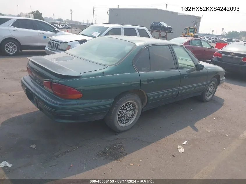 1995 Pontiac Bonneville Se VIN: 1G2HX52KXS4242093 Lot: 40306159