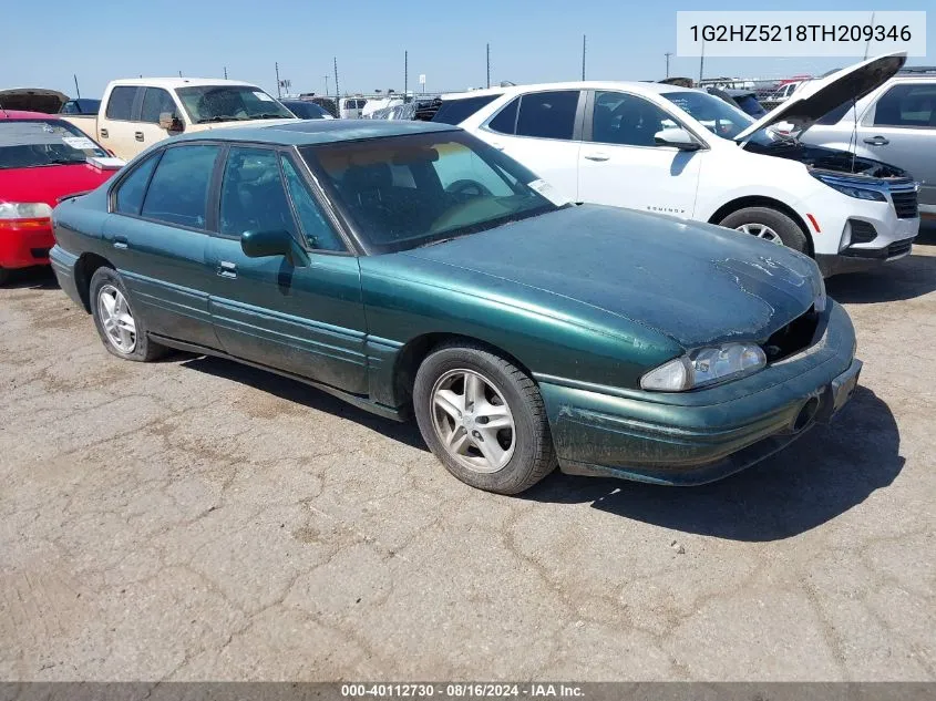 1996 Pontiac Bonneville Ssei VIN: 1G2HZ5218TH209346 Lot: 40112730