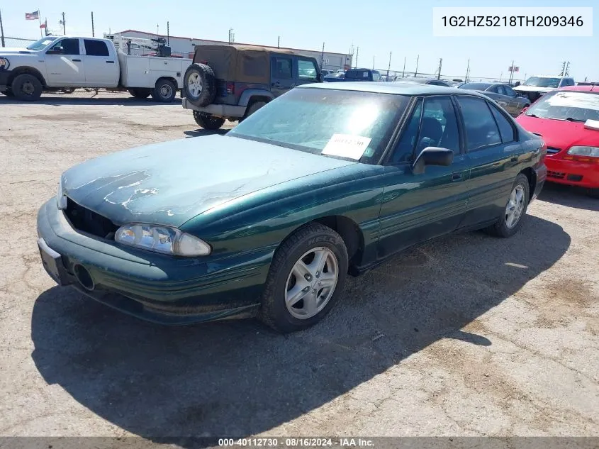 1996 Pontiac Bonneville Ssei VIN: 1G2HZ5218TH209346 Lot: 40112730