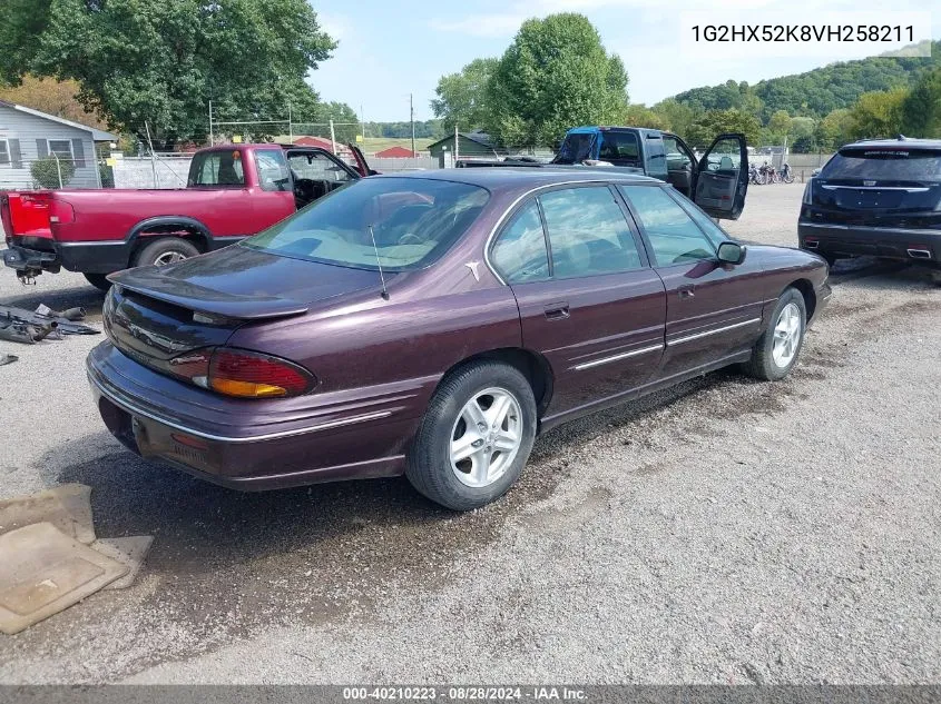 1997 Pontiac Bonneville Se VIN: 1G2HX52K8VH258211 Lot: 40210223