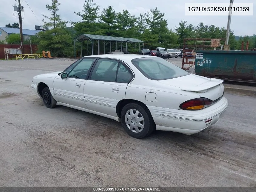 1999 Pontiac Bonneville Se VIN: 1G2HX52K5XH210359 Lot: 39889978